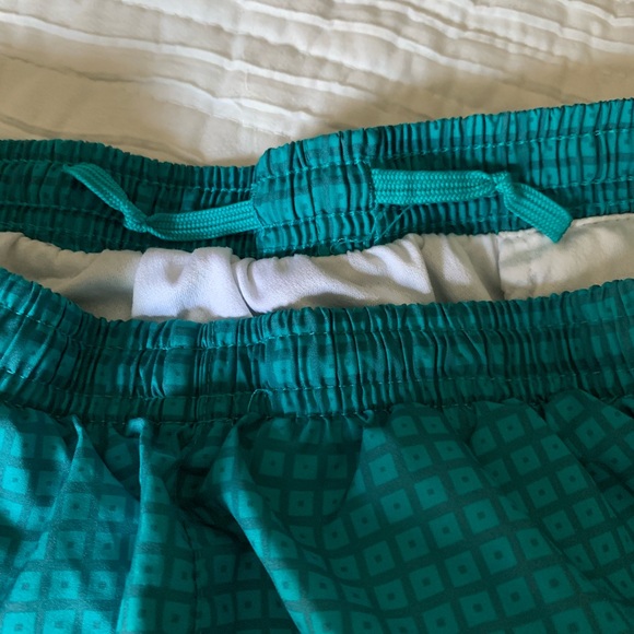 Nike Dri-Fit Tempo Running Shorts Lined Hidden Pocket Medium White Strip… - Picture 4 of 6